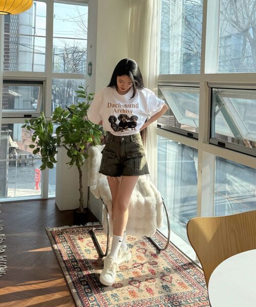 ERER(エルエル)の「ミリタリーショーツ カーキ(その他パンツ・レディース・カーキ・1/2/3)」の12枚目の写真