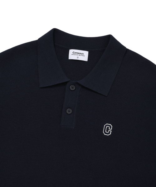 COVERNAT（カバーナット）の「Cロゴカラー ハーフニット ネイビー（ニット/セーター・レディース・その他・LARGE/X-LARGE/XX-LARGE/X-SMALL/SMALL/MEDIUM）」の3枚目の写真