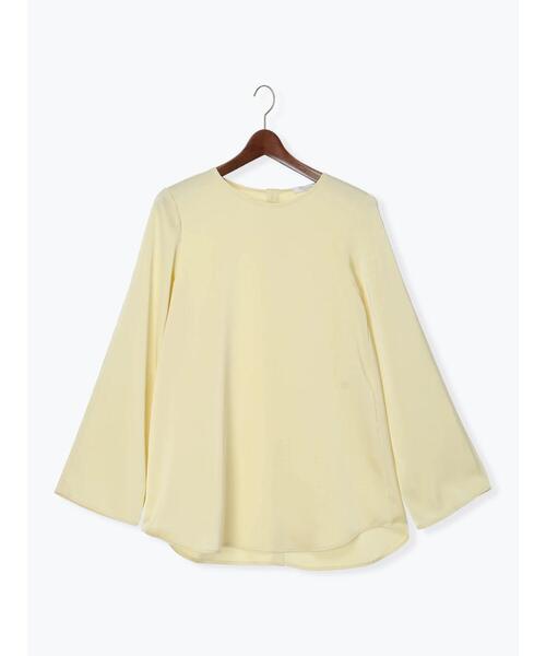 Te chichi（テチチ）の「【Atelier Bonheur】サテンバックボタンブラウス(セットアップ可)《2025winter catalog item》（シャツ/ブラウス・レディース・イエロー・F）」の12枚目の写真