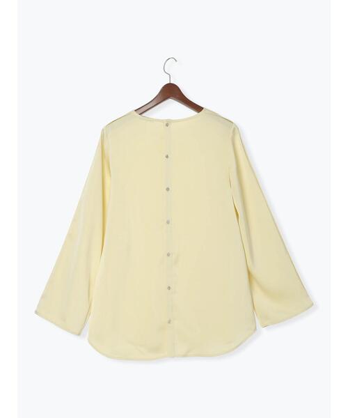 Te chichi（テチチ）の「【Atelier Bonheur】サテンバックボタンブラウス(セットアップ可)《2025winter catalog item》（シャツ/ブラウス・レディース・イエロー・F）」の13枚目の写真