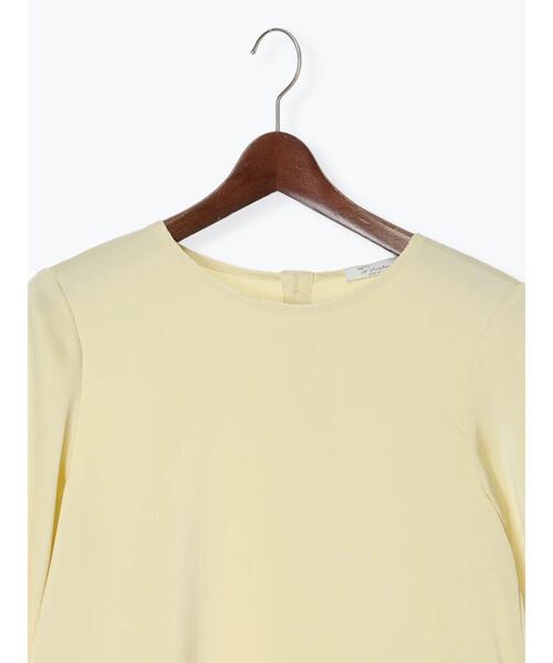 Te chichi（テチチ）の「【Atelier Bonheur】サテンバックボタンブラウス(セットアップ可)《2025winter catalog item》（シャツ/ブラウス・レディース・イエロー・F）」の14枚目の写真