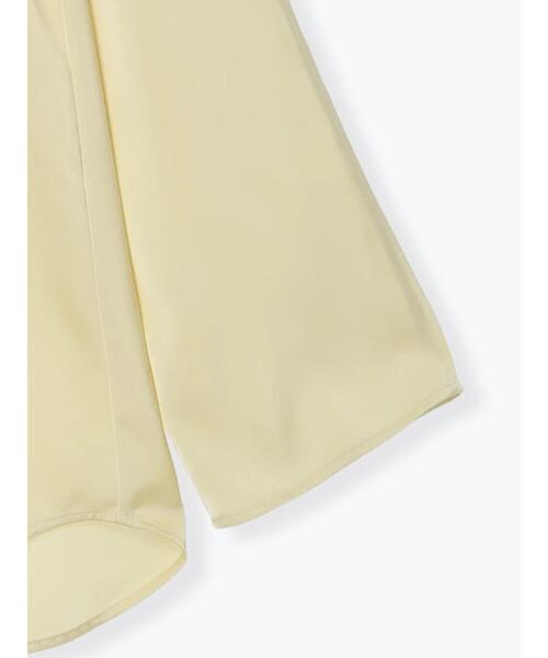 Te chichi（テチチ）の「【Atelier Bonheur】サテンバックボタンブラウス(セットアップ可)《2025winter catalog item》（シャツ/ブラウス・レディース・イエロー・F）」の15枚目の写真