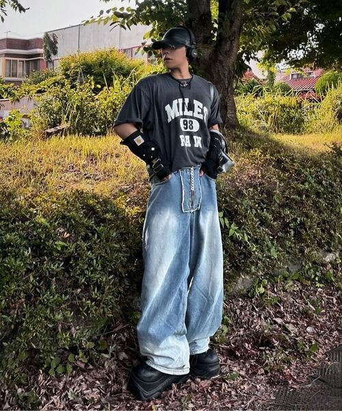 THE MILE（ザマイル）の「MILES 98 RAW CREW [NAVY]（Tシャツ/カットソー・メンズ・その他・LARGE/MEDIUM/SMALL/X-LARGE/X-SMALL）」の8枚目の写真