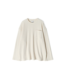 Lawrence Heavy Waffle T-shirt Ecru