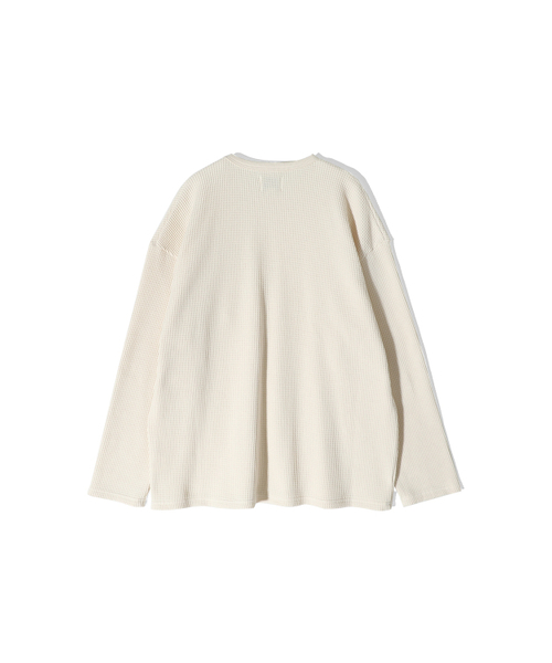 HORLISUN(ホーリーサン)の「Lawrence Heavy Waffle T-shirt Ecru(Tシャツ/カットソー・メンズ・その他・SMALL/MEDIUM/LARGE)」の3枚目の写真