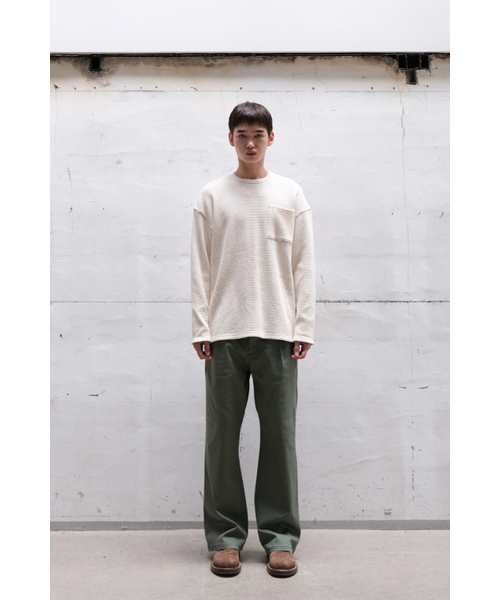 HORLISUN(ホーリーサン)の「Lawrence Heavy Waffle T-shirt Ecru(Tシャツ/カットソー・メンズ・その他・SMALL/MEDIUM/LARGE)」の5枚目の写真