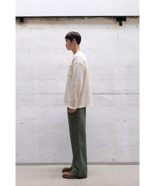 HORLISUN(ホーリーサン)の「Lawrence Heavy Waffle T-shirt Ecru(Tシャツ/カットソー・メンズ・その他・SMALL/MEDIUM/LARGE)」の7枚目の写真