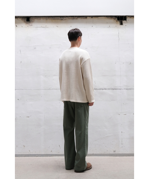HORLISUN(ホーリーサン)の「Lawrence Heavy Waffle T-shirt Ecru(Tシャツ/カットソー・メンズ・その他・SMALL/MEDIUM/LARGE)」の8枚目の写真