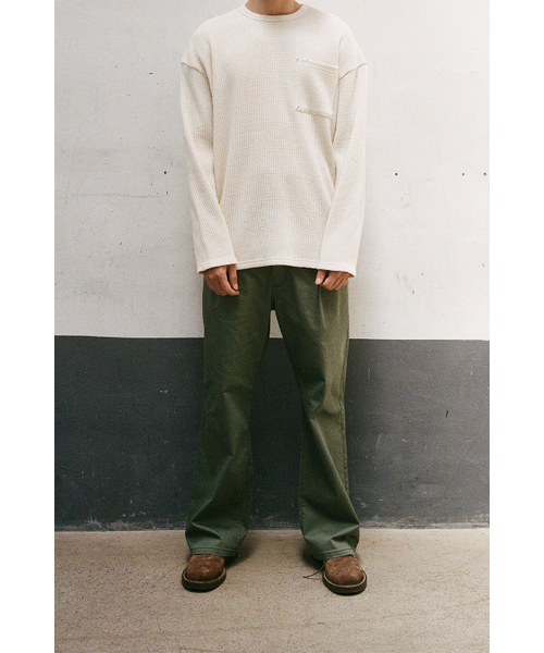 HORLISUN(ホーリーサン)の「Lawrence Heavy Waffle T-shirt Ecru(Tシャツ/カットソー・メンズ・その他・SMALL/MEDIUM/LARGE)」の10枚目の写真