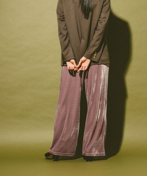 セール】ベロアイージーパンツ/611188（その他パンツ）｜GLOBAL WORK