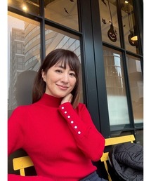 Day and Grade | 【前田ゆかセレクト】シルバー釦ハイネックニット(ニット/セーター)