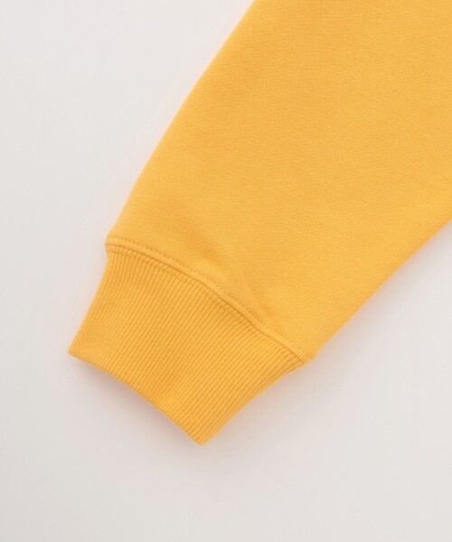 GLAZOS(グラソス)の「グラフィティ バックプリントロゴ 裏毛トレーナー(スウェット・キッズ・イエロー/ネイビー/ライトブルー・150cm/160cm/170cm)」の8枚目の写真