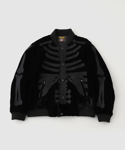 VANSON（ヴァンソン）の「VANSON / ヴァンソン Velours JKT（その他アウター・メンズ・ブラック/ブラック系その他・LARGE/MEDIUM）」の2枚目の写真