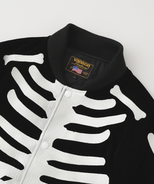 VANSON（ヴァンソン）の「VANSON / ヴァンソン Velours JKT（その他アウター・メンズ・ブラック/ブラック系その他・LARGE/MEDIUM）」の5枚目の写真