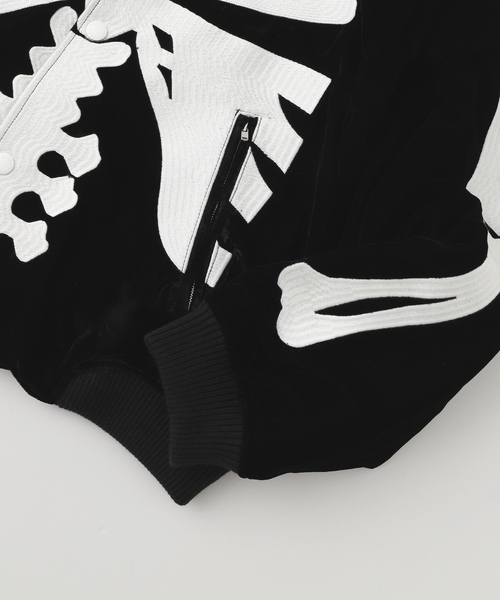 VANSON（ヴァンソン）の「VANSON / ヴァンソン Velours JKT（その他アウター・メンズ・ブラック/ブラック系その他・LARGE/MEDIUM）」の6枚目の写真