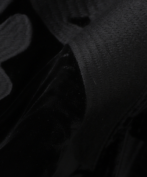 VANSON（ヴァンソン）の「VANSON / ヴァンソン Velours JKT（その他アウター・メンズ・ブラック/ブラック系その他・LARGE/MEDIUM）」の8枚目の写真