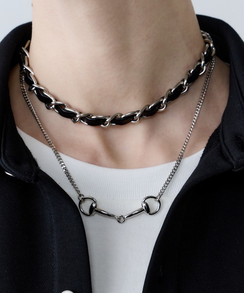 AFF AIVER（エイエフエフアイバー）の「AFF AIVER　ホースビットショートネックレス　MADE IN JAPAN（ネックレス・メンズ・シルバー・FREE）」の6枚目の写真