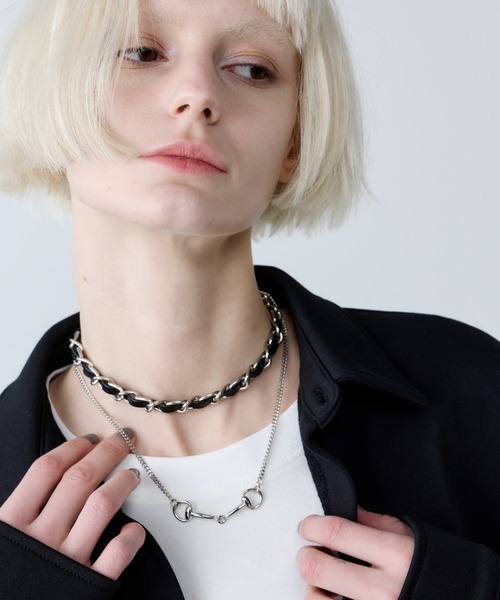 AFF AIVER（エイエフエフアイバー）の「AFF AIVER　ホースビットショートネックレス　MADE IN JAPAN（ネックレス・メンズ・シルバー・FREE）」の8枚目の写真