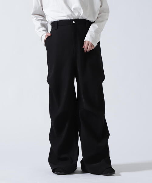 GEN_DAI(ゲンダイ)の「GEN_DAI/ゲンダイ/gather pants(その他パンツ・メンズ・ブラック・2/1/0)」の1枚目の写真