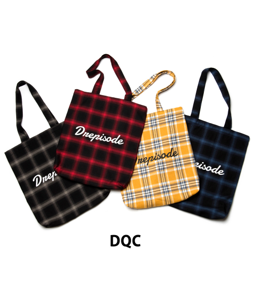 DREPISODE(ドレピソード)の「DQC セイントフランネルチェックショルダーバッグ DL12-BL(エコバッグ/サブバッグ・レディース・その他・FREE)」の5枚目の写真