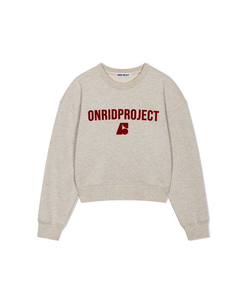 ONRIDPROJECT(オンリードプロジェクト)の「ウィメンズエッセンシャルクロップスウェットシャツ - オートミール(スウェット・レディース・その他・FREE)」の2枚目の写真