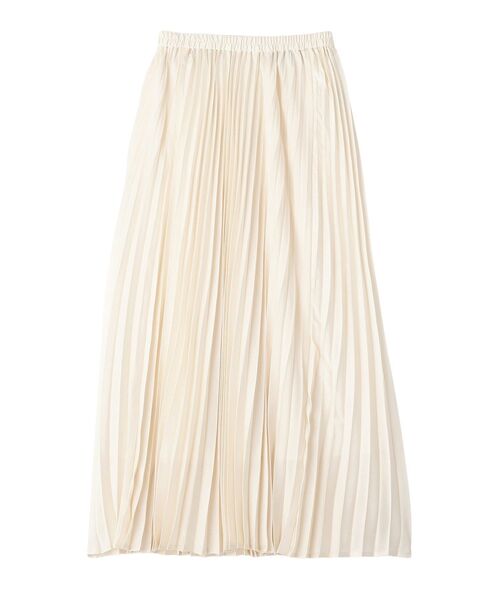 YECCA VECCA（イェッカヴェッカ）の「サテンプリーツスカート（スカート・レディース・ブラウン/アイボリー/ブラック/ブルー系その他7・FREE）」の8枚目の写真