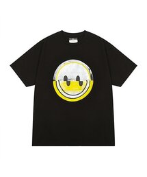 HAND WORK UNSMILE T-SHIRTS_BK