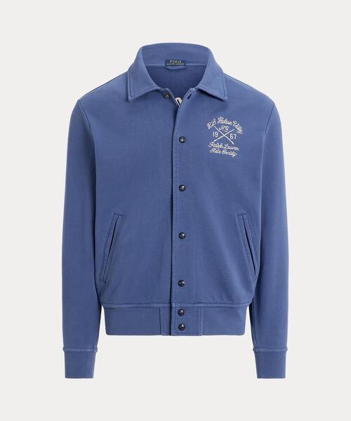 エンブロイダリー ループバック フリース ジャケット（ブルゾン