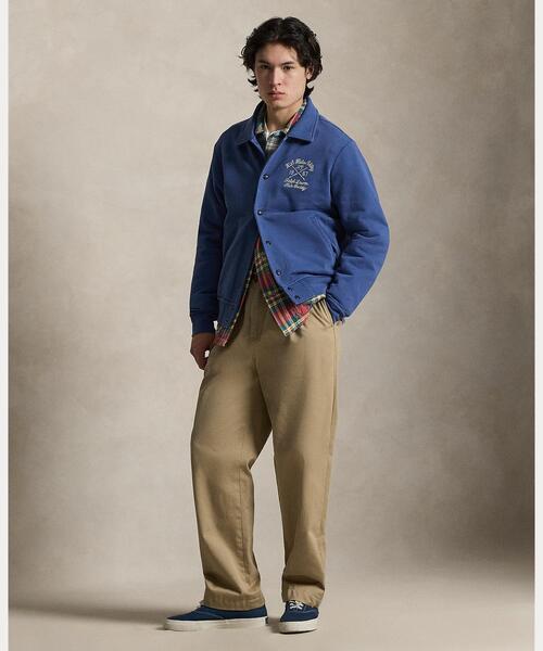 POLO RALPH LAUREN（ポロ ラルフ ローレン）の「エンブロイダリー ループバック フリース ジャケット（ブルゾン・メンズ・ネイビー系1・L/M/S/XL/XS/XXL）」の3枚目の写真