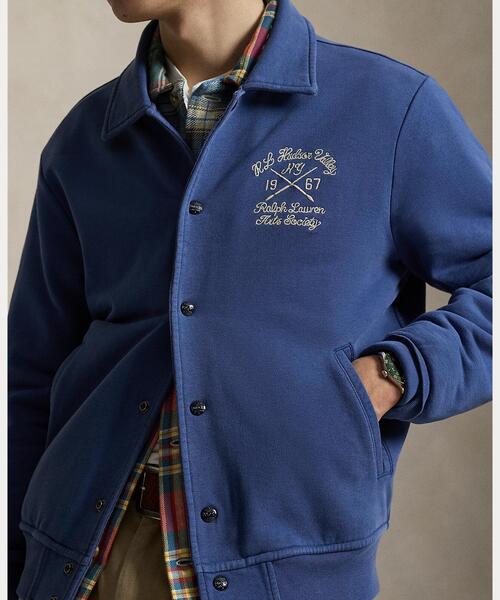 POLO RALPH LAUREN（ポロ ラルフ ローレン）の「エンブロイダリー ループバック フリース ジャケット（ブルゾン・メンズ・ネイビー系1・L/M/S/XL/XS/XXL）」の5枚目の写真