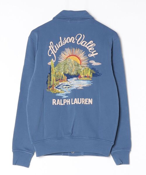 POLO RALPH LAUREN（ポロ ラルフ ローレン）の「エンブロイダリー ループバック フリース ジャケット（ブルゾン・メンズ・ネイビー系1・L/M/S/XL/XS/XXL）」の7枚目の写真