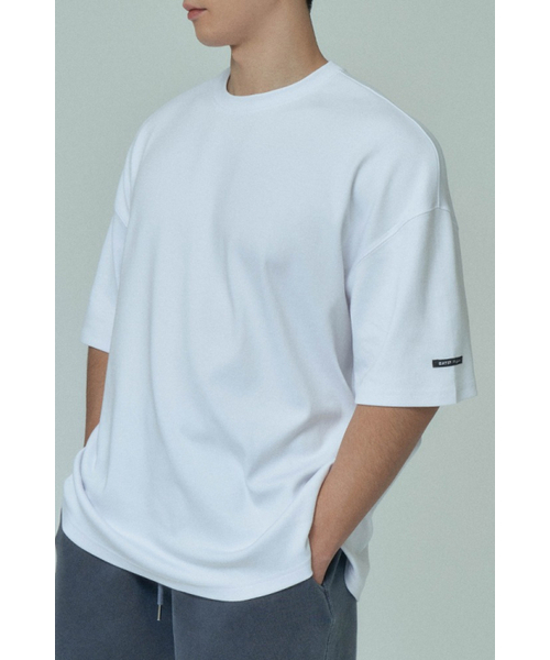 BATIP(バティップ)の「ピマコットンオーバーサイズ半袖Tシャツホワイト(Tシャツ/カットソー・メンズ・その他・MEDIUM/LARGE/X-LARGE/XX-LARGE)」の1枚目の写真