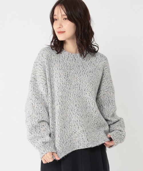 studio CLIP（スタディオクリップ）の「3ゲージカラーMIXネッププルオーバー（ニット/セーター・レディース・グレー/レッド/グリーン/チャコール・FREE）」の13枚目の写真