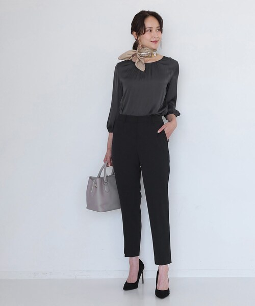 セール】【手洗い可／日本製／伸縮性／スーツ可】センタープレス入り