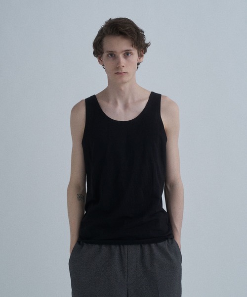 THE BOLDMAN（ザ ボールドマン）の「Soft Tank Top / ソフトタンクトップ（タンクトップ・メンズ・ブラック/ホワイト・LARGE/MEDIUM）」の2枚目の写真