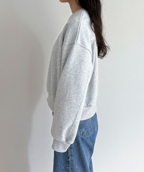 fredy emue（フレディエミュ）の「FR刺繍ヘビー裏毛スウェット（スウェット・レディース・ピンク/グレー/オフホワイト/ミント・38）」の5枚目の写真