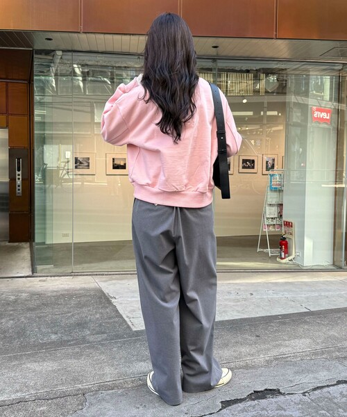 fredy emue（フレディエミュ）の「FR刺繍ヘビー裏毛スウェット（スウェット・レディース・ピンク/グレー/オフホワイト/ミント・38）」の14枚目の写真