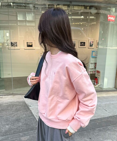 fredy emue（フレディエミュ）の「FR刺繍ヘビー裏毛スウェット（スウェット・レディース・ピンク/グレー/オフホワイト/ミント・38）」の17枚目の写真