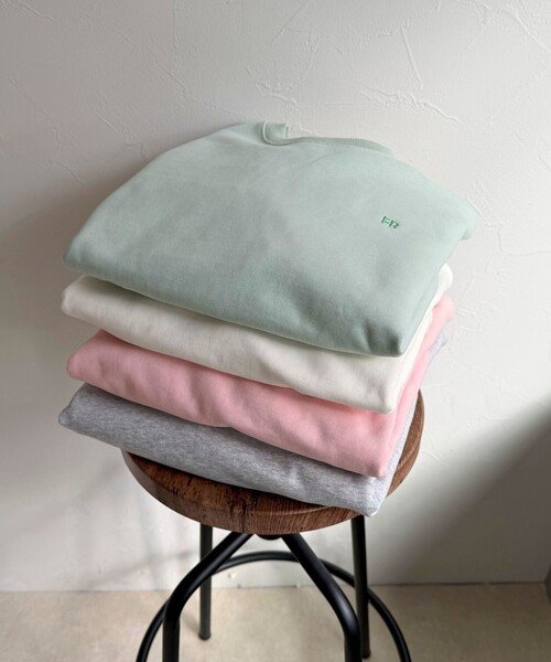 fredy emue（フレディエミュ）の「FR刺繍ヘビー裏毛スウェット（スウェット・レディース・ピンク/グレー/オフホワイト/ミント・38）」の21枚目の写真