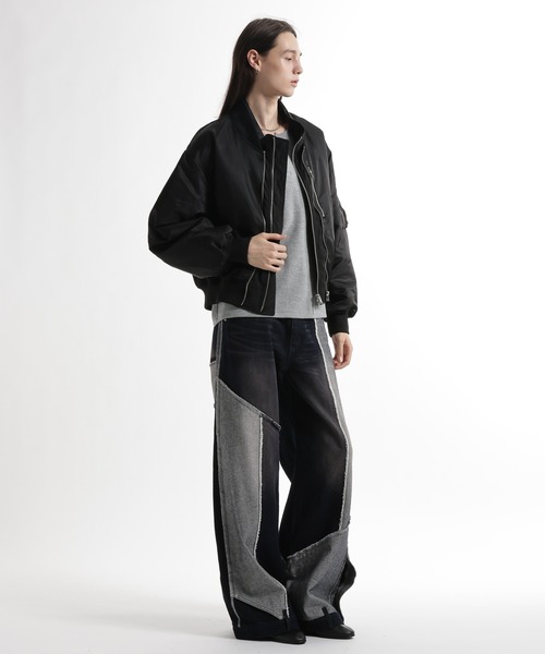 HARE（ハレ）の「ドッキングMA-1(HARE)（MA-1・メンズ・ブルー/ブラック・FREE）」の5枚目の写真