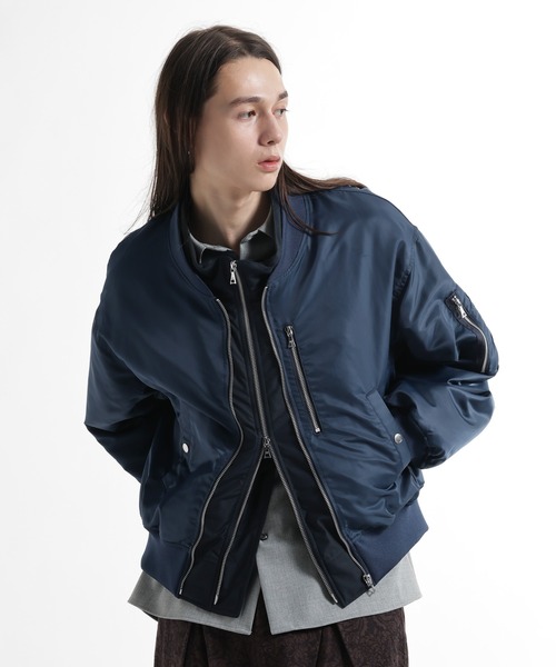 HARE（ハレ）の「ドッキングMA-1(HARE)（MA-1・メンズ・ブルー/ブラック・FREE）」の12枚目の写真