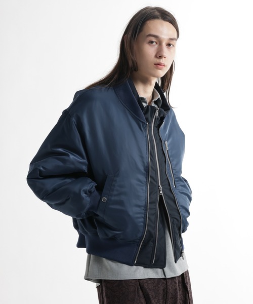 HARE（ハレ）の「ドッキングMA-1(HARE)（MA-1・メンズ・ブルー/ブラック・FREE）」の13枚目の写真