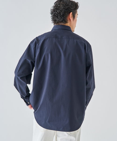 EDIFICE（エディフィス）の「JAPAN ポプリン レギュラーシャツ（シャツ/ブラウス・メンズ・サックスブルー/ホワイト/ネイビー/パープル・SMALL/MEDIUM/LARGE）」の10枚目の写真