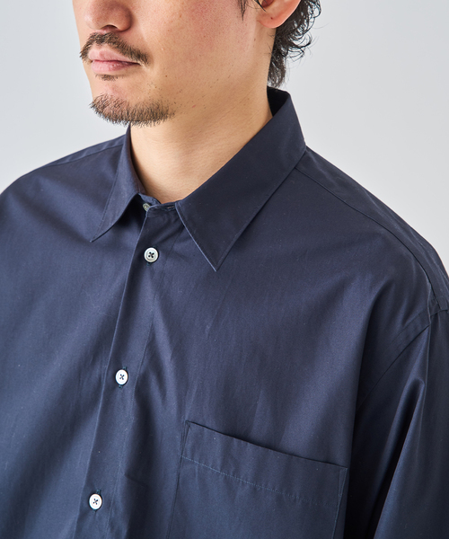 EDIFICE（エディフィス）の「JAPAN ポプリン レギュラーシャツ（シャツ/ブラウス・メンズ・サックスブルー/ホワイト/ネイビー/パープル・SMALL/MEDIUM/LARGE）」の11枚目の写真