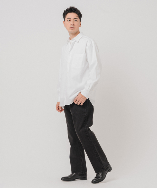 EDIFICE（エディフィス）の「JAPAN ポプリン レギュラーシャツ（シャツ/ブラウス・メンズ・サックスブルー/ホワイト/ネイビー/パープル・SMALL/MEDIUM/LARGE）」の13枚目の写真