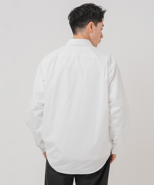 EDIFICE（エディフィス）の「JAPAN ポプリン レギュラーシャツ（シャツ/ブラウス・メンズ・サックスブルー/ホワイト/ネイビー/パープル・SMALL/MEDIUM/LARGE）」の17枚目の写真