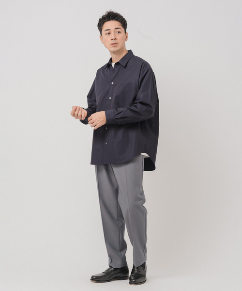 EDIFICE（エディフィス）の「JAPAN ポプリン レギュラーシャツ（シャツ/ブラウス・メンズ・サックスブルー/ホワイト/ネイビー/パープル・SMALL/MEDIUM/LARGE）」の20枚目の写真