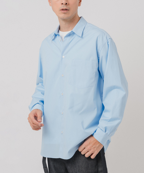 EDIFICE(エディフィス)の「JAPAN ポプリン レギュラーシャツ(シャツ/ブラウス・メンズ・ホワイト/ネイビー/サックスブルー/パープル・SMALL/MEDIUM/LARGE)」の16枚目の写真