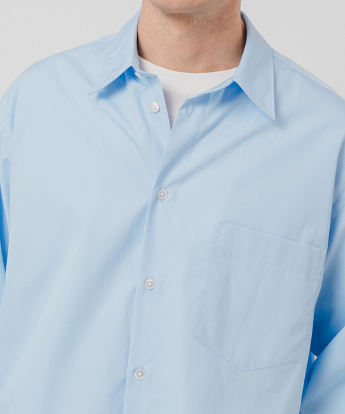 EDIFICE(エディフィス)の「JAPAN ポプリン レギュラーシャツ(シャツ/ブラウス・メンズ・ホワイト/ネイビー/サックスブルー/パープル・SMALL/MEDIUM/LARGE)」の17枚目の写真