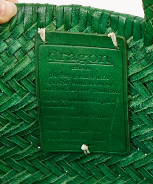 BEARDSLEY（ビアズリー）の「《dragon》レザートートバッグ（トートバッグ・レディース・グリーン/キャメル・FREE）」の7枚目の写真